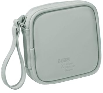 FLYAMAPIRIT Mini Reise Aufbewahrungstasche, Organizer für elektronisches Zubehör für USB Kabel, SD Karten, Smartphone Ladegerät mit Reißverschluss usw. (Seegrün)