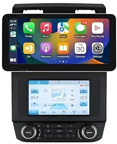 Sistema de navegación del automóvil Estéreo para Coche con Bluetooth, Android 12,CarPlay,WiFi,2+32 GB,RDS,Unidad Principal,navegador GPS para Ford para F150