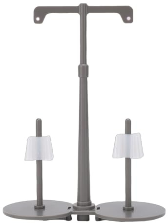ZDAGELD Supporto per Filo da Cucito a Doppia Bobina, Struttura in ABS, Installazione Semplice, Compatibile con Bernette H70, Europro 13520, Pratico Aiuto per Cucire per Ricamo