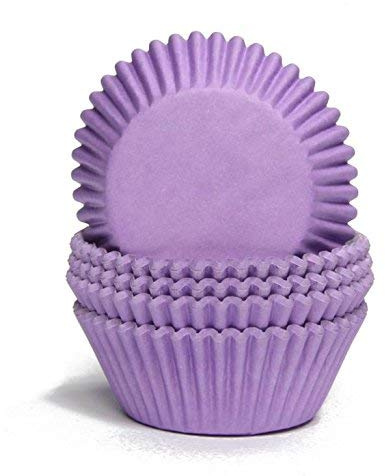 Moules en papier pour pâtisserie, muffins, cupcake Lila - 75 Stück
