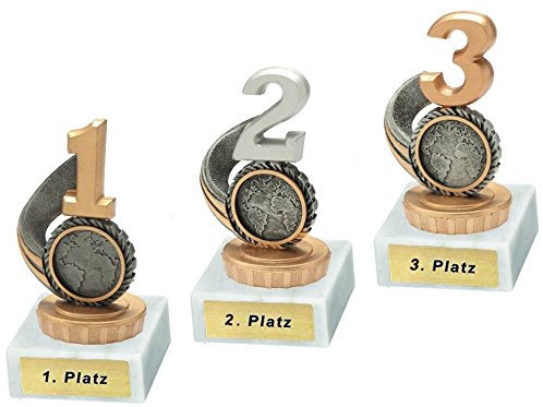 RaRu 3 Pokale für viele Verschiedene Sportarten mit Gravur (Eishockey)