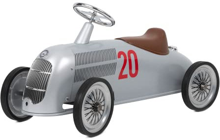 Baghera - Un Porteur Enfant en Métal Robuste et très Stable pour Les Apprentis Pilotes - Jouet pour Enfant 2-4 Ans - Rider Mercedes W24 Silver Arrow - Marque Française
