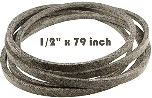 Cinghia del piatto del tosaerba per MTD 754-0349 954-0349 820-849 con scarico laterale da 46, piatti H, Cub Ct 754-04207 954-04207 754-0339 954-0339754-0640 954-0640 1/2 x 79 Realizzato con Kevlar