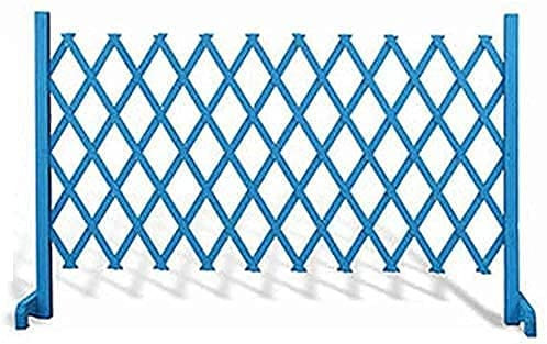 GXBCS Beeteinfassung Zaun Zierzaun Palisaden Für Garten Palisade Rasenkante Outdoor-Massivholz-Expanding-Zaun-dekorative Tierbarriere-Pflanzen Kletterhilfe für Einfahrten Hof 1030(Color:Blue;Size:25