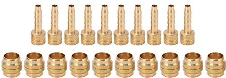 Alomejor 10Set Fahrradbremse Olive Hydraulische Scheibenbremsleitung Olive Insert Connector für Magura MT2, MT4, MT5, MT6, MT7, MT8
