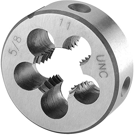 Burkit 5/8 Zoll-11 UNC Rundgewinde-Schneideisen 5/8 x 11 UNC Maschinengewinde-Schneideisen Rechtshänder