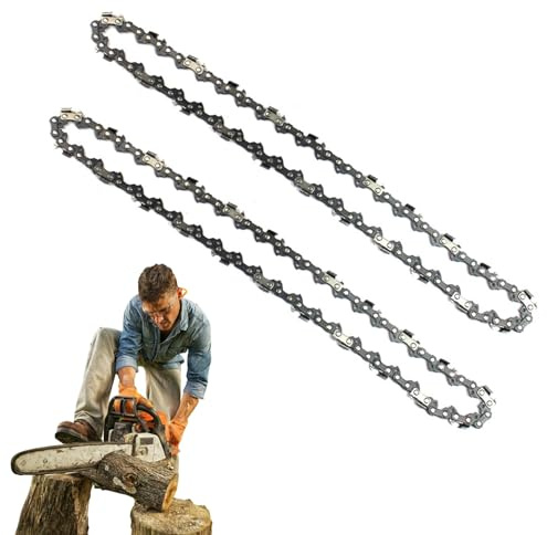 Cadena de motosierra para 50 cm, 76 eslabones de transmisión para la mayoría de sierras de cadena, motosierras (40,6 cm)