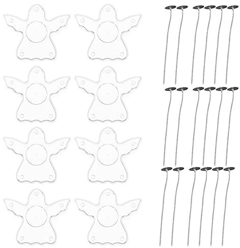 HAPINARY Transparente Diy Duftkerzen-machen Kunststoff-formen Handgemachte Kerzen-becher Mit Dochten Für Basteln Und Heimwerken