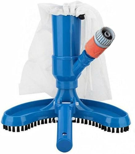 Aspiradora Portátil para Piscinas, Mini Barredora De Hojas para Piscinas con Cepillo Y Bolsa Limpiadora De Piscinas