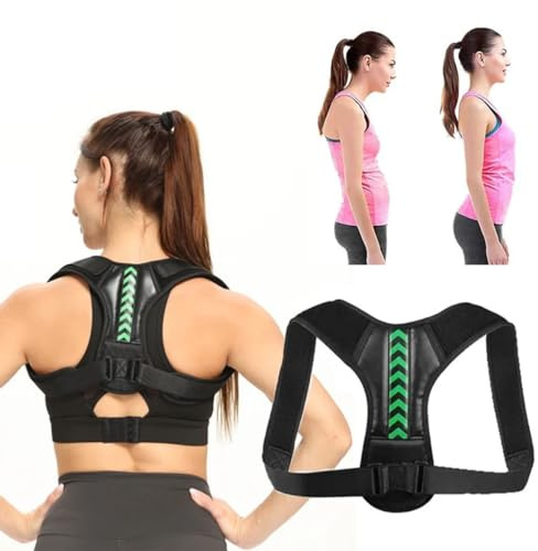 König Design Rücken Geradehalter Haltungskorrektur Rücken Damen und Herren, Leicht Atmungsaktiv Bandage Rückenstütze Schultergurt, Rückenstützgürtel für Rücken Schmerzen Liendern (XXL)