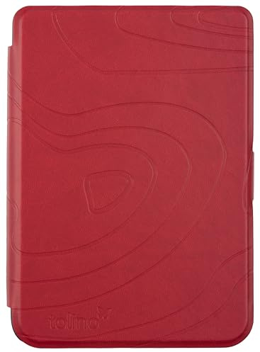 Tolino Shine - Tasche Slim - Dark red Texture