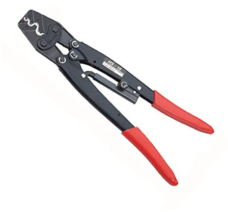 HS16 Wire Crimping Pliers Terminals Crimping Cable Cutter Insulated Hand Tool Plier AWG 6-16 Capacity 1.25-16mm2 Crimping Pliers For Wire Cable Crimper Plier For Jewelry Making Electrical Tool Tool