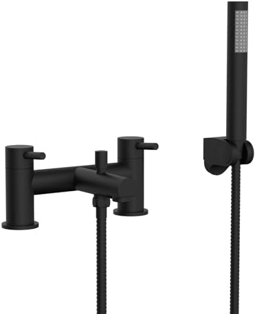 Nes Home Shower Mixer Tap with Handheld Shower Kit Matt Black