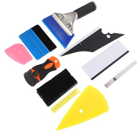 JECOMPRIS Kit Doutils pour Vitres Teintées De Voiture Applicateur De Film Teinté Outils pour Pellicule De Vinyle De Vitres