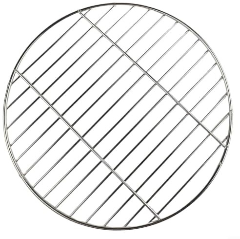 Rundes Grillnetz aus Edelstahl, für Camping, Grill, Backblech, 30 cm, 35 cm, 40 cm