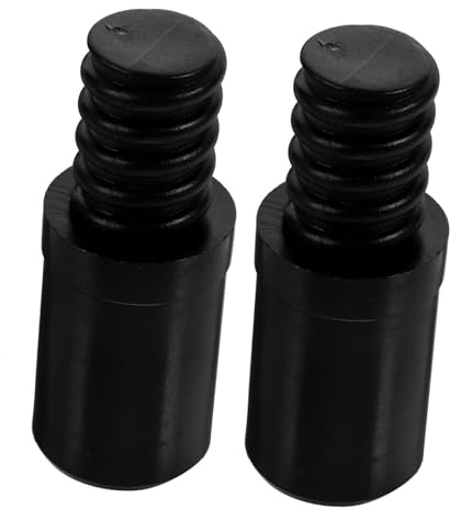 ERINGOGO 2pcs Plastic Threaded Handle Adapter Tips for Mop Pole Replacement, Easy Installation and Enhanced Durability, Suitable for Home and Office Use