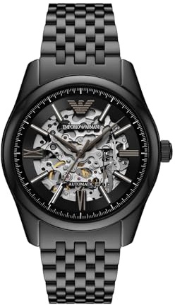 Emporio Armani Orologio Analogico Automatico Uomo con Cinturino in Acciaio Inossidabile AR60093