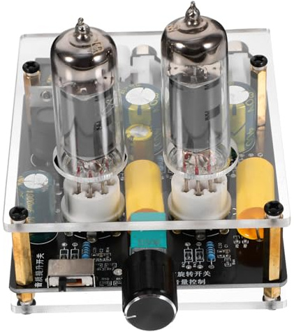 SEWACC Vacuum Tube Hi-fi Preamp Amplifier Board for Turntable Phono Preamp DIY Home Theater System Power Stereo Audio Enhancement Design