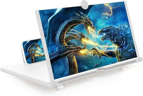 AouiSton 16 pollici ingranditore schermo smartphone,lente per smartphone,compatibile con tutti gli smartphone, ingranditore smartphone per guardare video o film