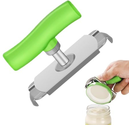 Apribarattolo Easy Open - Dispositivo Di Rimozione Del Coperchio Stretto Regolabile Con Pinza, Strumento Twister Manuale Ergonomico, Gadget Da Cucina Antiscivolo | Per Mani Deboli Bambini Adulti Anzia