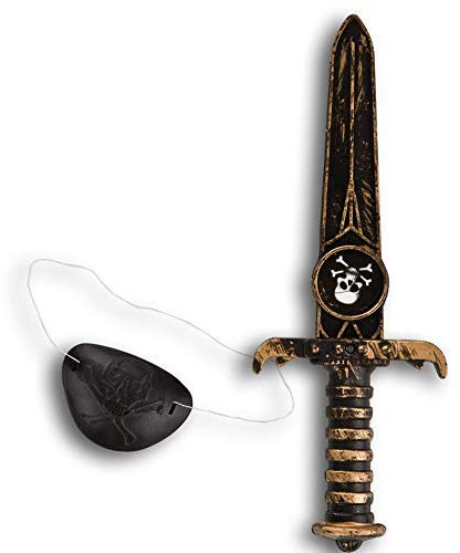 Carnival Toys Pugnale pirata benda l. cm. 22 ca.