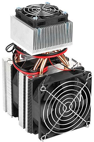 Thincol Thermoelektrisches Peltier-Luftkühlsystem, 12 V, 60 mm x 60 mm, Kühlblockkühler für Halbleiter, Desktop, Server