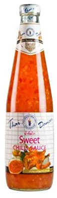 Salsa de Chile Dulce Tailandesa 735 ml Formato Grande sin gluten para dip, wok y glaseado, sabor agridulce con picante suave