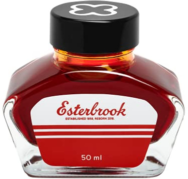 Esterbrook Tinte für Füllfederhalter in der Farbe Tangerine, im Glas, Größe: 50 ml, EINK-TANGERINE
