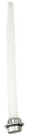 LSGGTIM Beccuccio per tanica in metallo, 35 mm, flessibile, in plastica, per taniche di metallo, tanica di riserva, con guarnizione in gomma, 38 cm