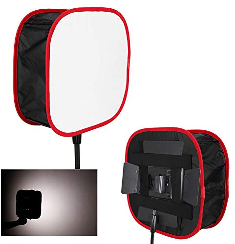 Dioche Softbox Studio photo pour 660, 530, tissu polyester RVB, pliable, carré, réflecteur de lumière, kit de boîte à lumière, avec 4 supports pour studio et photographie en extérieur, portraits