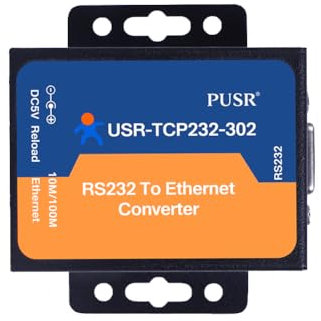 YAKZALAX Kostengünstiges Serielles zu Etherentgeräteserver-Modul RS232 zu TCP/IP-Konverter Modbus-Gateway-Unterstützung TCP-Client/TCP Server/UDP/HTTP USR-TCP232-302