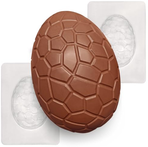 Cracked Easter Egg Chocolate Moulds - Easter Hunt Chocolate Mould - 200g/700g - Packs of 2 or 10 Moulds (2 Moulds)