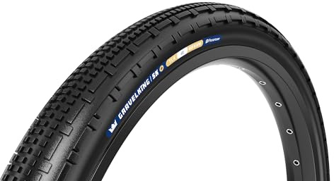 Panaracer Gravelking EXT Plus TLR Tubeless Ready Folding Tyre - ZSG Gravel Compound -Puncture Resistant - Beadlock Technology - 120Tpi TuffTex+ Double Layer Casing - Gravel Cycling Tyre