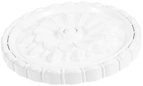 Amosfun Round Lamp Panel for Ceiling Medallion Decorative Ceiling Light Cover Plate Easy Installation for Pendant Light Parts and Home Lighting