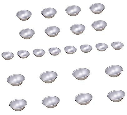 STOBOK Badebombenform Halbrund 24 Stück Badesalzform 3d Halbkugelform Selbstgemacht Backen Werkzeug Für Badebomben Herstellung Und Party