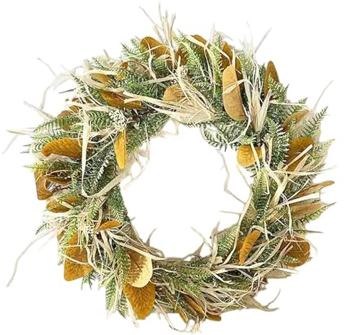 Osterkranz Mit Ostereiern, 40cm Bunter Ostereier- Haustür Grünkranz, Ostern Dekokranz Wandkranz Willkommenss Für Osterdeko
