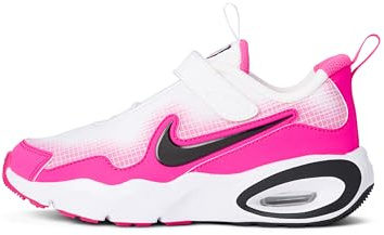 Nike Air Max Nova (Bambini più Piccoli) Scarpa, Bianco Nero Laser Fucsia, 35 EU