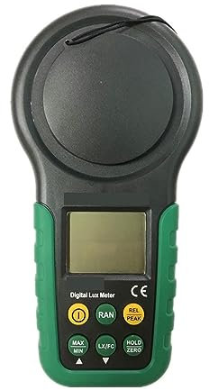 Medidor de luz Medidor de iluminancia digital Medidor De Lux Medidor De Luz De 200,000 Lux Prueba Spectra Rango Automático Iluminómetro De Luxómetro Digital De Alta Precisión