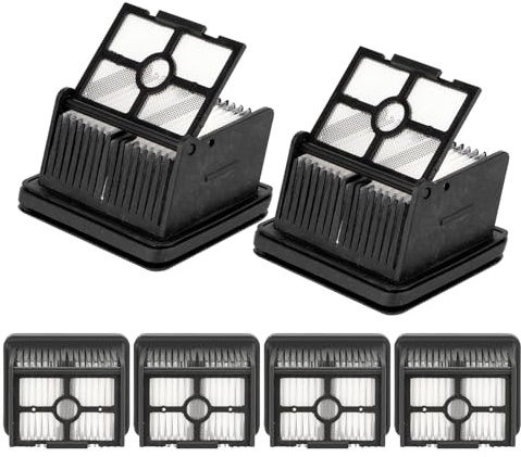 (6-pack) H12 Pro ersättning HEPA-filter kompatibla med Dreame H12 Pro FlexReach/H12 Dual/ H13 Pro/ M12/H12S/ G10 Pro/ G10 Combo sladdlös våt- och torrdammsugare, dammsugarfilter