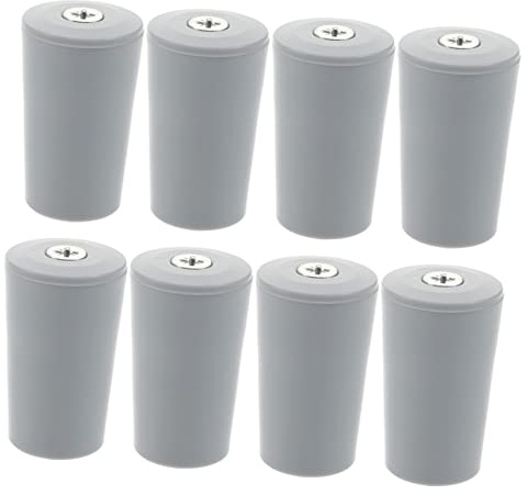 STOBAZA Roller Shutter Stopper Buffer Replacement Plastic Fastener Pins with Nuts Grey 8pcs Shutter Repair Parts