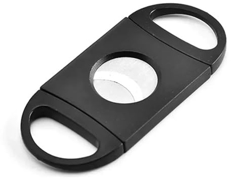 Coupe-cigare En Acier Inoxydable, Coupe-cigare Classique En Métal, Guillotine, Ciseaux À Cigares, Cadeau, Perforateur, Couteau De Coupe, Accessoire For Cigares(Black)