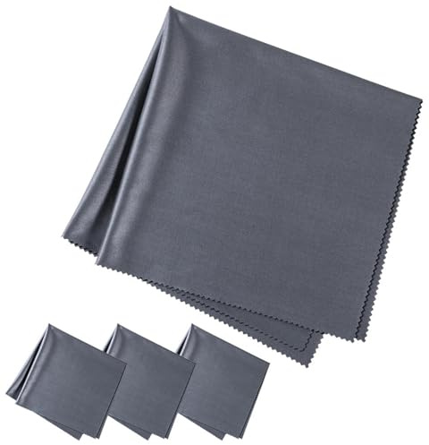 Concept 4 Pcs Microfiber Cleaning Cloth Set Washable Dry For TV Laptops Eyeglasses Computers