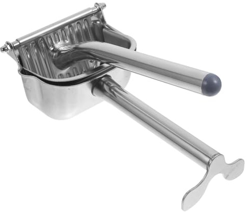 VALICLUD Exprimidor Manual de Acero Inoxidable Exprimidor de Frutas Multifunción para Limón Naranja y Mango con Mango Ergonómico para Uso Doméstico y Profesional Práctico y Fácil de Usar