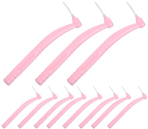Beaupretty 30 St Interdental rengöringsverktyg Interdental rengöringsborste interdentalborste Inter tandborstar interproximal borste intertentalborste tandpetare Pink
