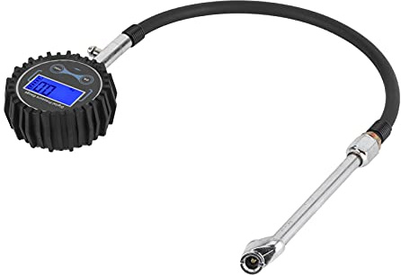 MasYosh Digitaler Reifenfüller, 3–200 PSI LCD-Display mit Hintergrundbeleuchtung und Automatischer Abschaltung, 4 Umschaltbare Einheiten, für Auto, Motorrad, LKW