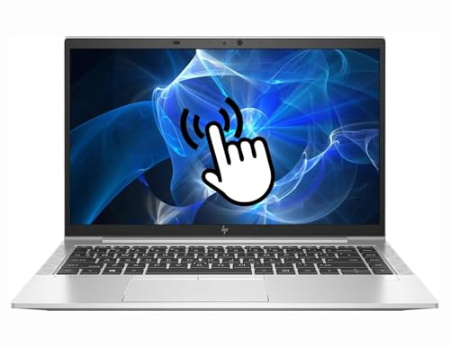 HP EliteBook 840 G8 Touchscreen Laptop, 14 FHD Business Notebook, Intel Core i5-1145G7, 16GB RAM, 256GB SSD, US QWERTY Tastatur, Windows 11 Pro (Generalüberholt)