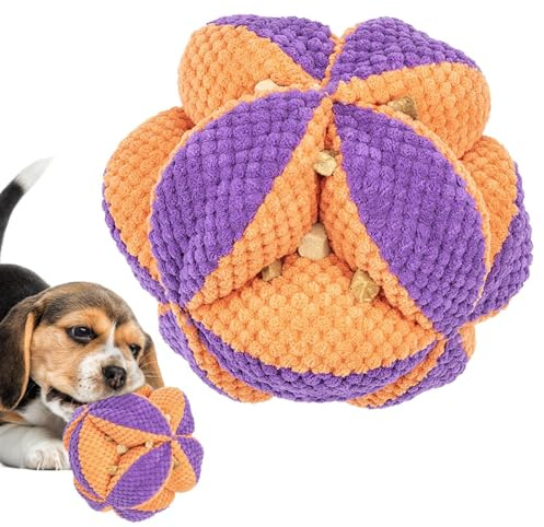 Palla Puzzle Per Cani - Giocattolo Per Foraggiamento Con Fiuto Da 12 Cm, Palla Durevole Resistente Ai Morsi, Gioco Di Alimentazione Interattivo | Giocattolo Di Arricchimento Per Alimentatore Lento Per