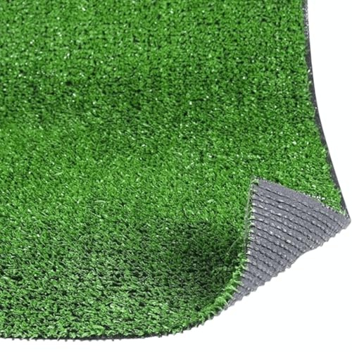 EffeDecor Erba Sintetica Prato Erbetta Artificiale 8 mm Rotolo H2MT in Polipropilene Verde con Fondo Drenante Tappeto Manto Erboso Tagliabile Resistente da Esterno,Giardino,Terrazzo,Multiuso (2x5)