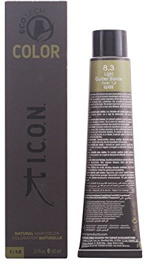 Icon Ecotech Natural Color 8.3 Light Golden Blonde Tinte - 60 ml