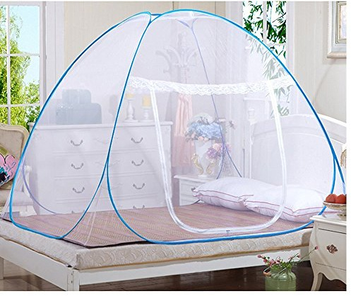 Candora Mongolische Jurtenkuppel Moskitonetze mit kostenloser Installation zur Verhinderung von Insekten, Sicherstellung des Luftstroms 150*200*150cm Weiß